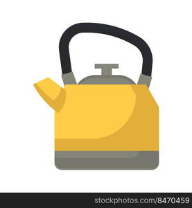 Water kettle cartoon electric and retro teapot. Hot galss or metal pot kitchenware vector illustration set. Coffie teakettle equipment and drawing house appliance. Tea kitchen boiler device drink