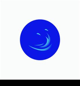 water logo stock illustration design