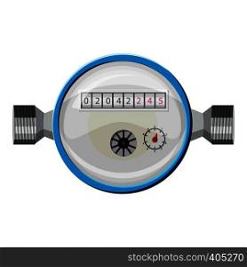 Water meter icon. Cartoon illustration of water meter vector icon for web design. Water meter icon, cartoon style