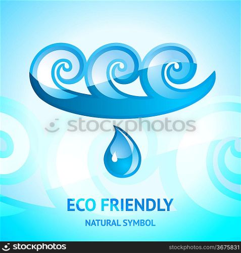 Water natural symbol