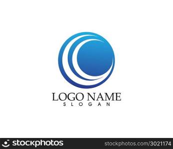 Water nature logo symbols template icons app