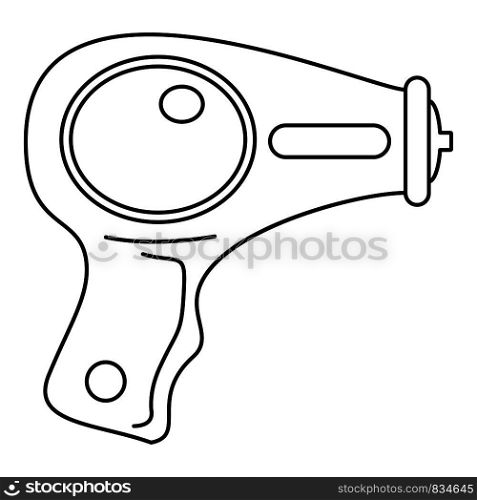 Water pistol icon. Outline water pistol vector icon for web design isolated on white background. Water pistol icon, outline style