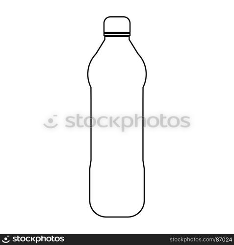 Water plastic bottle icon .