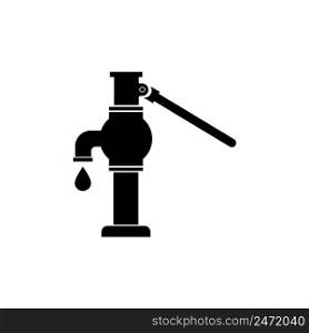 water pump icon logo vector design template