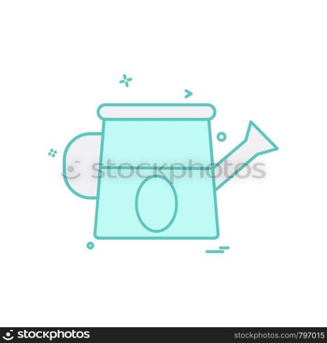 Water shower icon design vector