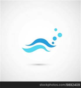 Water splash illustration