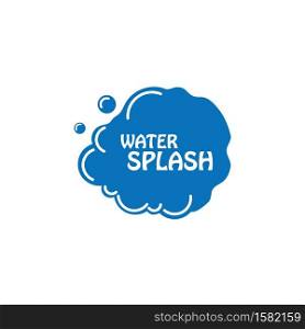 Water Splash ilustration logo vector design