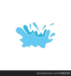 Water Splash ilustration logo vector design
