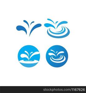Water Splash logo vector ilustration