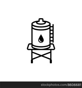 water tank icon vector design templates white on background