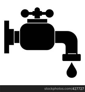 Water tap icon. Simple illustration of water tap vector icon for web. Water tap icon, simple style