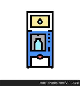 water vending machines color icon vector. water vending machines sign. isolated symbol illustration. water vending machines color icon vector illustration