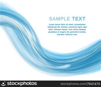 Water wave background. EPS 10 vector illustration with transparency and mesh.