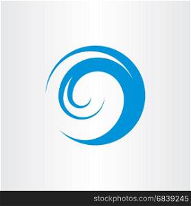 water wave logo symbol element