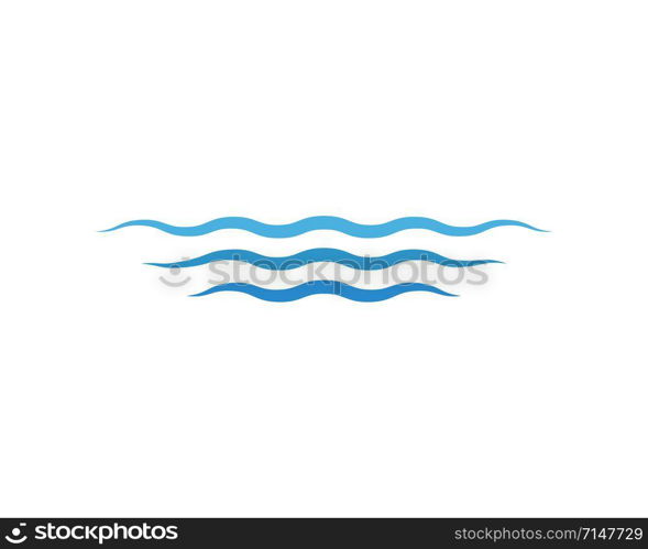 Water wave Logo Template