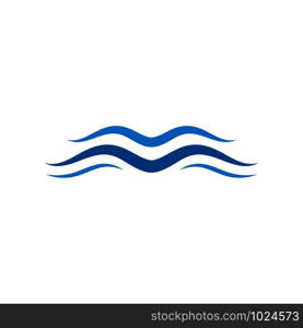 Water Wave Logo Template. vector Icon illustration design