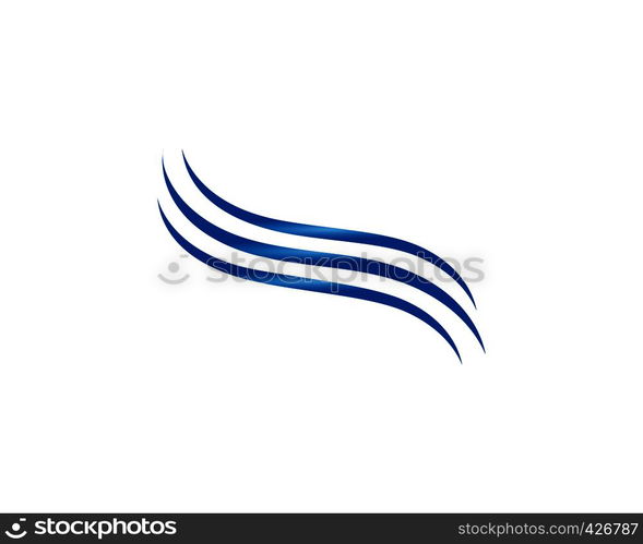 Water Wave Logo Template. vector Icon illustration design