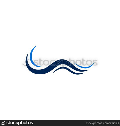 Water Wave Logo Template. vector Icon illustration design