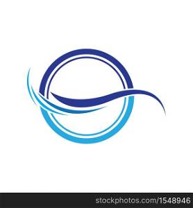 Water wave Logo Template - Vector Water wave icon vector illustration design logo template - Vector