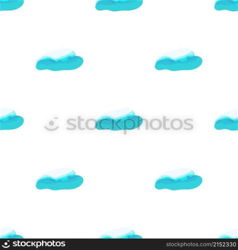 Water Wave pattern seamless background texture repeat wallpaper geometric vector. Water Wave pattern seamless vector