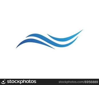Water Wave symbol and icon Logo Template vector.. Water Wave symbol and icon Logo Template vector
