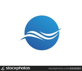 Water Wave symbol and icon Logo Template vector.. Water Wave symbol and icon Logo Template vector