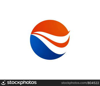 Water Wave symbol and icon Logo Template vector