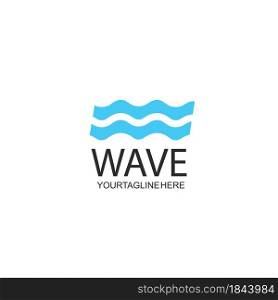 Water Wave symbol and icon Template vectordesign web template
