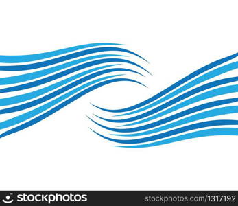 Water wave texture bacground vector illustration