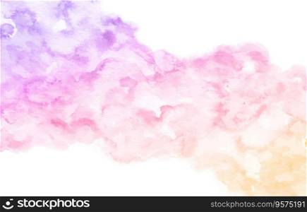 Watercolor abstract paint gradient background vector image