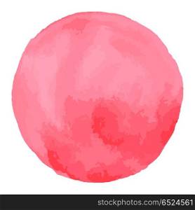 Watercolor brush spot. Pink aquarelle abstract background. Watercolor brush spot. Pink aquarelle abstract background.