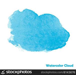 Watercolor Cloud for Your Design EPS10. Watercolor Cloud for Your Design