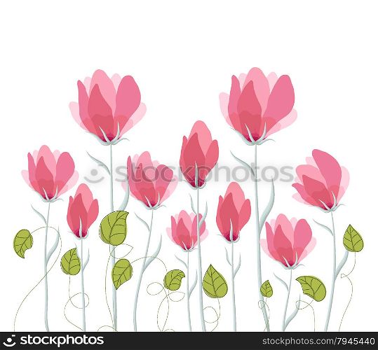 Watercolor Flowers, Poppies