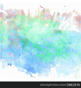 Watercolor nice colors painting for background design. Vector illustration.