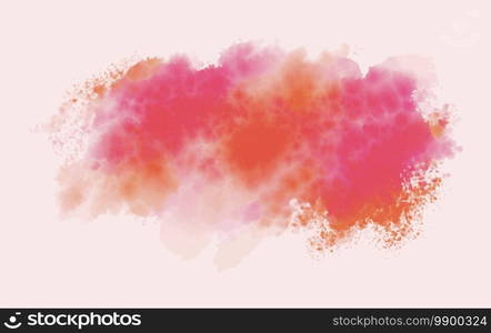 Watercolor paintbrush texture background vector illustration