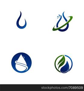 Waterdrop Creative Vector Logo Design Template