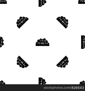 Waterfall pattern repeat seamless in black color for any design. Vector geometric illustration. Waterfall pattern seamless black