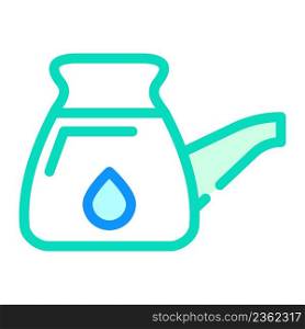 watering can color icon vector. watering can sign. isolated symbol illustration. watering can color icon vector illustration