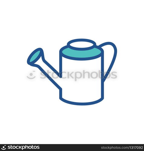 watering can icon design, flat style icon collection