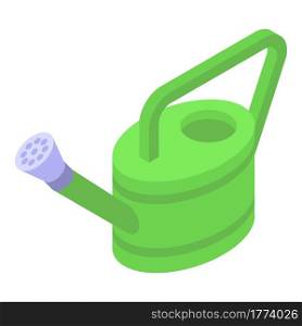 Watering can icon. Isometric of Watering can vector icon for web design isolated on white background. Watering can icon, isometric style