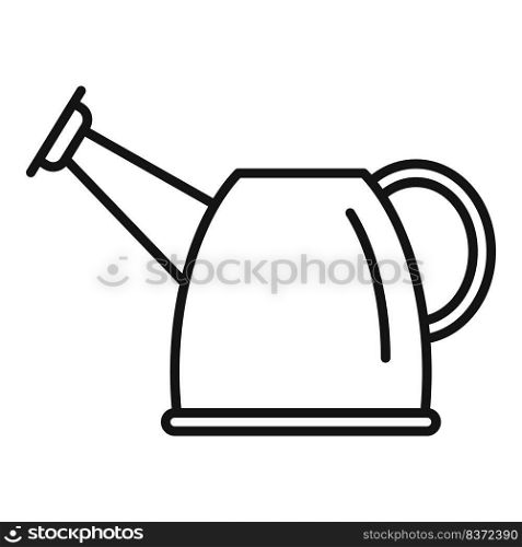 Watering can icon outline vector. Eco farm. Industry house. Watering can icon outline vector. Eco farm