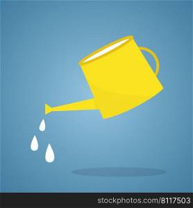 Watering can. Vector illustration