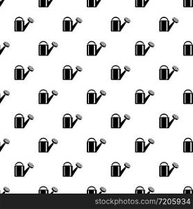 Watering plant pattern vector seamless repeating for any web design. Watering plant pattern vector seamless