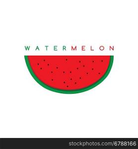 watermelon fruit fresh. watermelon fruit fresh theme vector art illustration