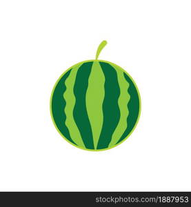 Watermelon fruit icon logo vector