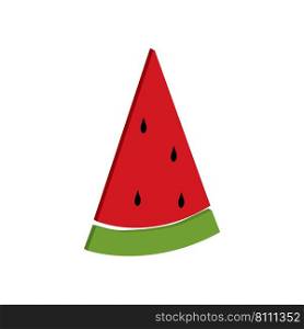 watermelon fruit icon vector illustration logo design