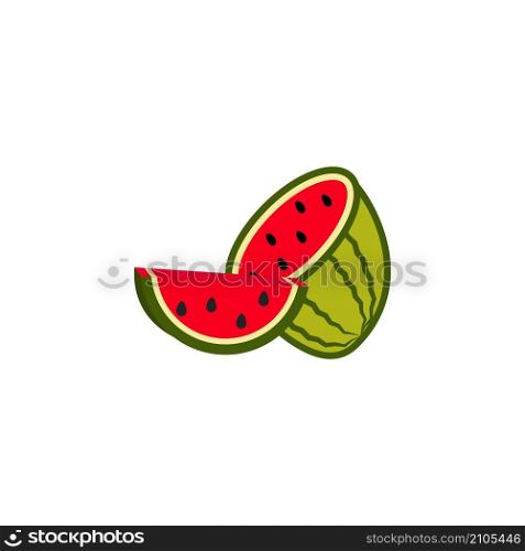 watermelon icon design vector templates white on background