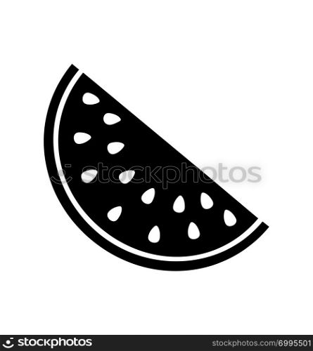 watermelon icon fruit vector illustration flat isolated on white eps 10