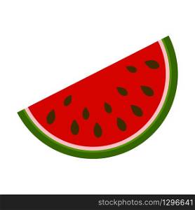 Watermelon icon isolated on white background. Vector illustration
