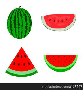 watermelon icon vector illustration design